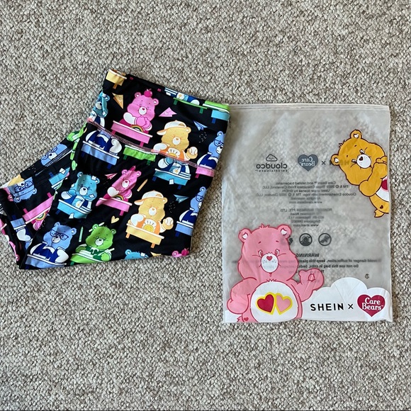 Shein X Care Bears Biker Shorts sizeXL or 12 - Picture 5 of 7